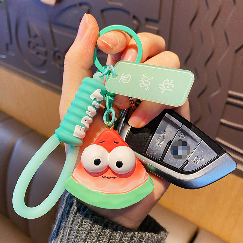 Vegetales y frutas al por mayor Keychains creativos de resina